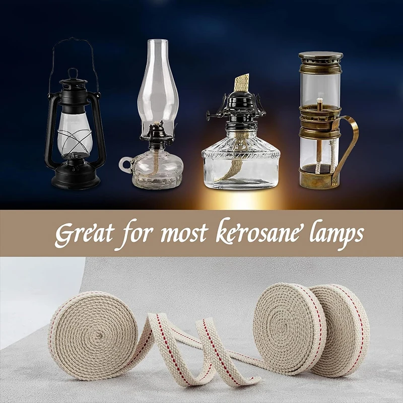 Oil Lantern Wick for Kerosene Burner Stove Lighting Oil Lantern Lamp Wick Roll