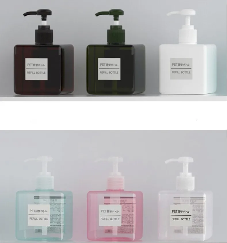 High Quality Soap Dispenser 250ml Cleaning Foam Pump Empty Bathroom Plastic Hand Wash Facial Cleanser Packaging Foam Bottle