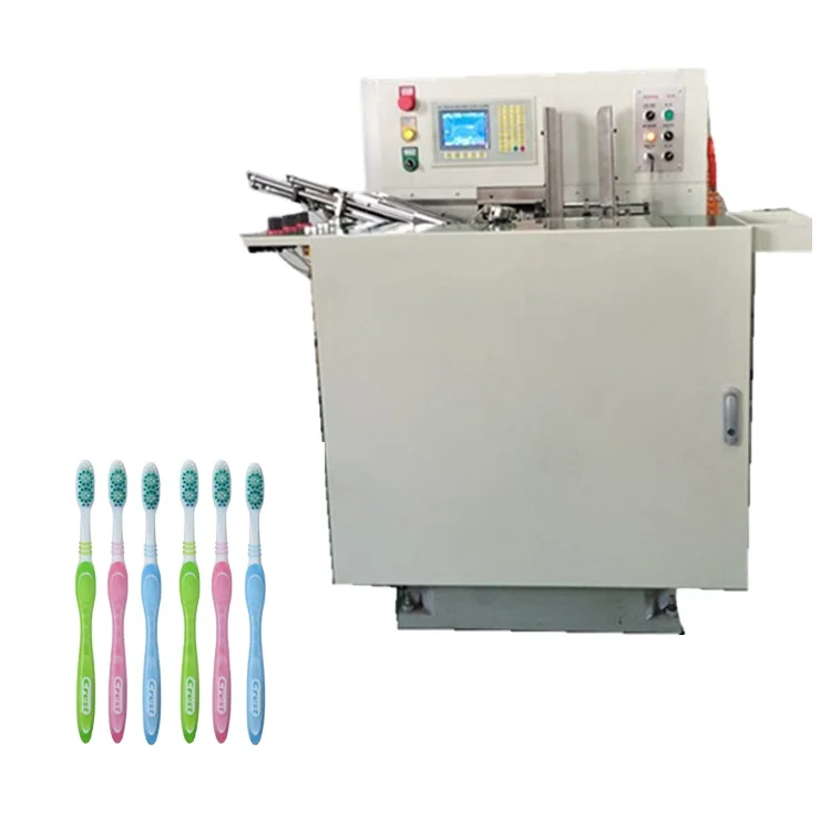 High speed automatic toothbrush tufting trimming machine