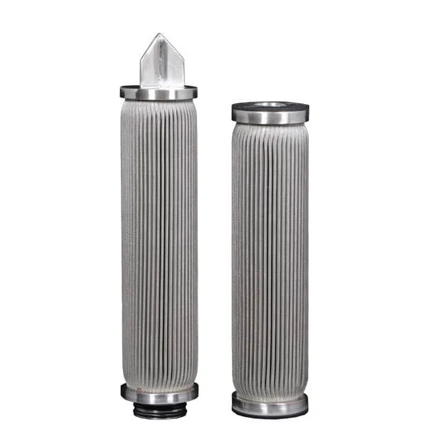 
40Inch 20um 316L Stainless Steel Pleated Candle Filter For Polyester Fiber 