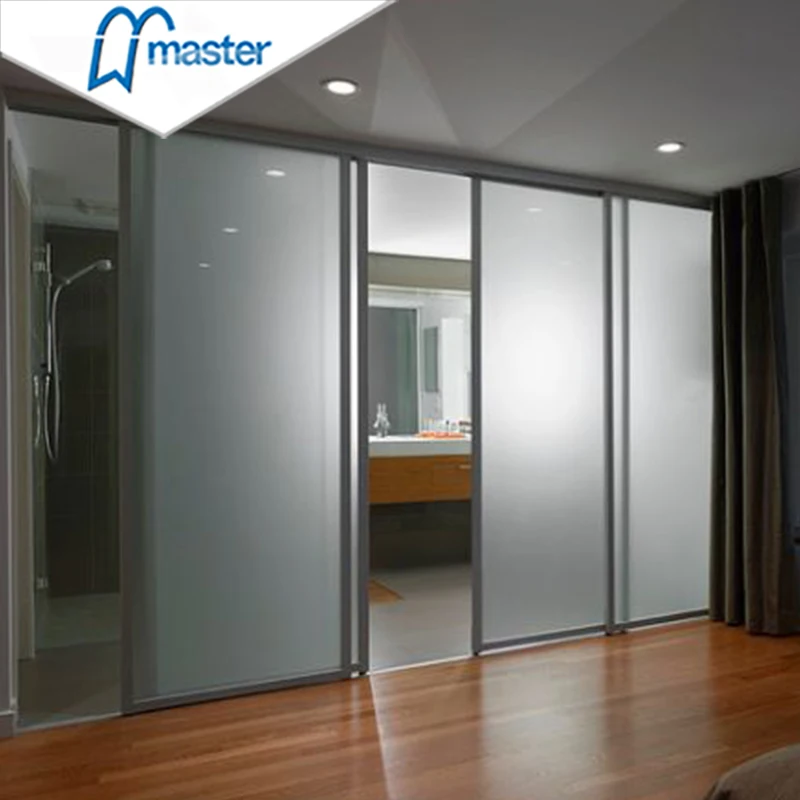 Modern Design 96 x 80 Sliding Patio Door Glass Sliding Doors Frameless Aluminum Sliding Doors