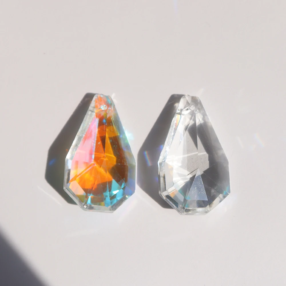 K9 prism crystal Crystal Lighting Lamp Pendant Beads Raindrop SunCatcher For Jewelry Making