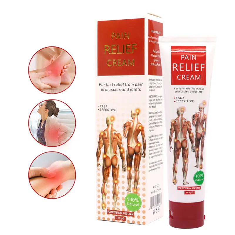 Natural Hemp Cream Muscle and Joint Period Pain Relief Ointment for Ankle Knee Back Pain Relief Cream