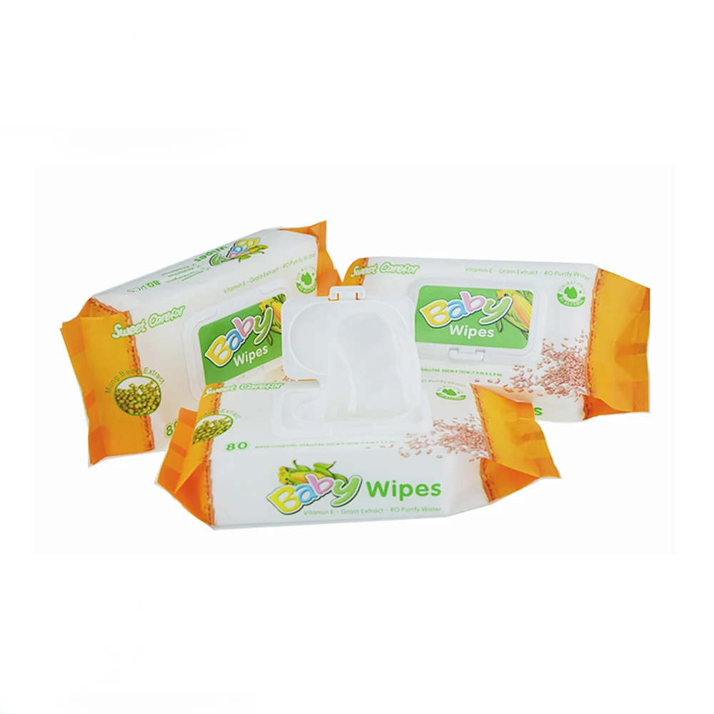 BSCI Certified Factory Wet Wipes OEM Wholesale PH Natural Organic Baby Wipes Baby Cleaning Wipes