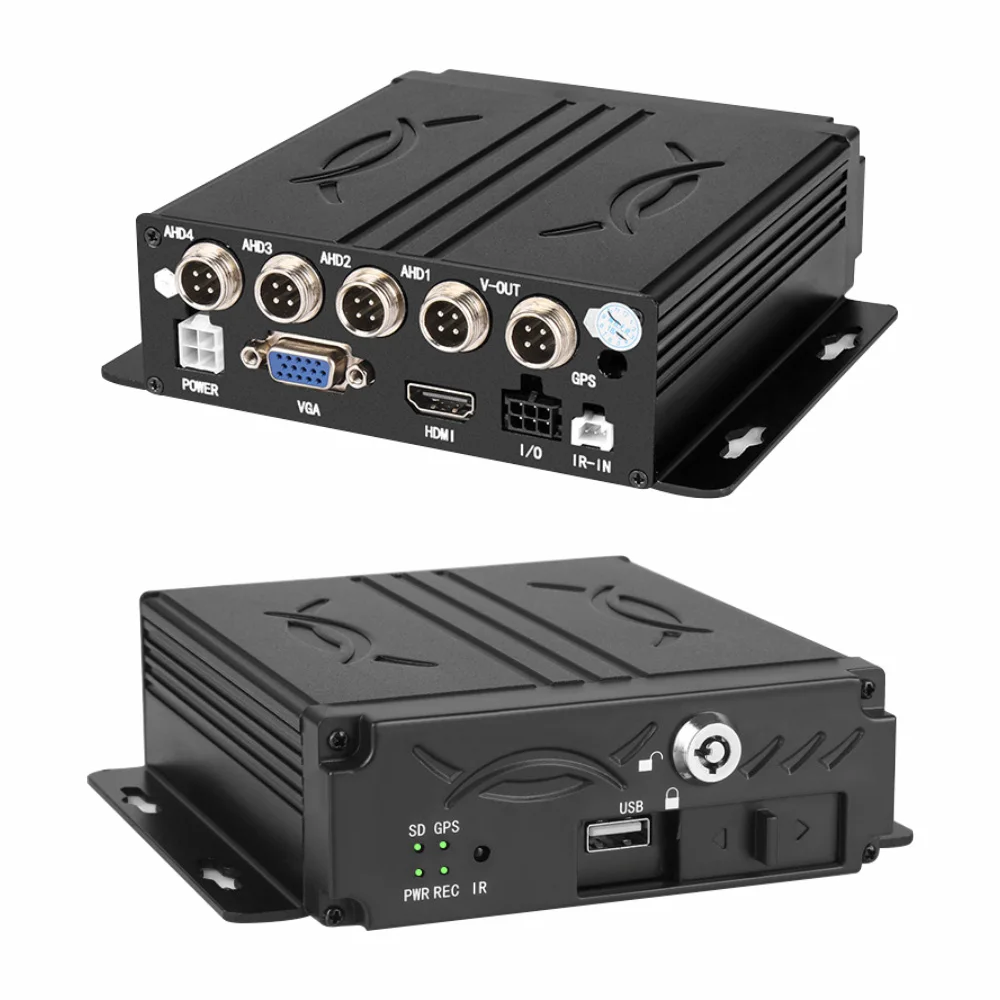 Loop Recording Gps Cloud 4 In1 Dvr 6 Canali Telecamere Mdvr 4ch Wifi 4 Channel Car Security System Dvr for Trucks