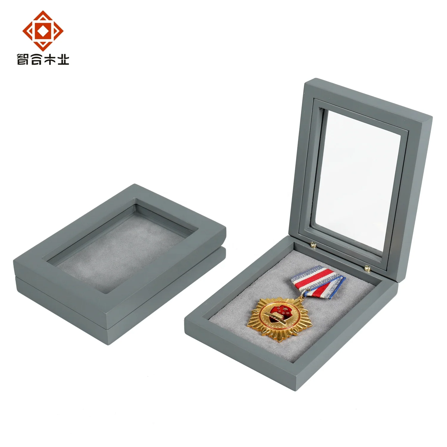 Лидер продаж, деревянная Магнитная витрина для монет из МДФ