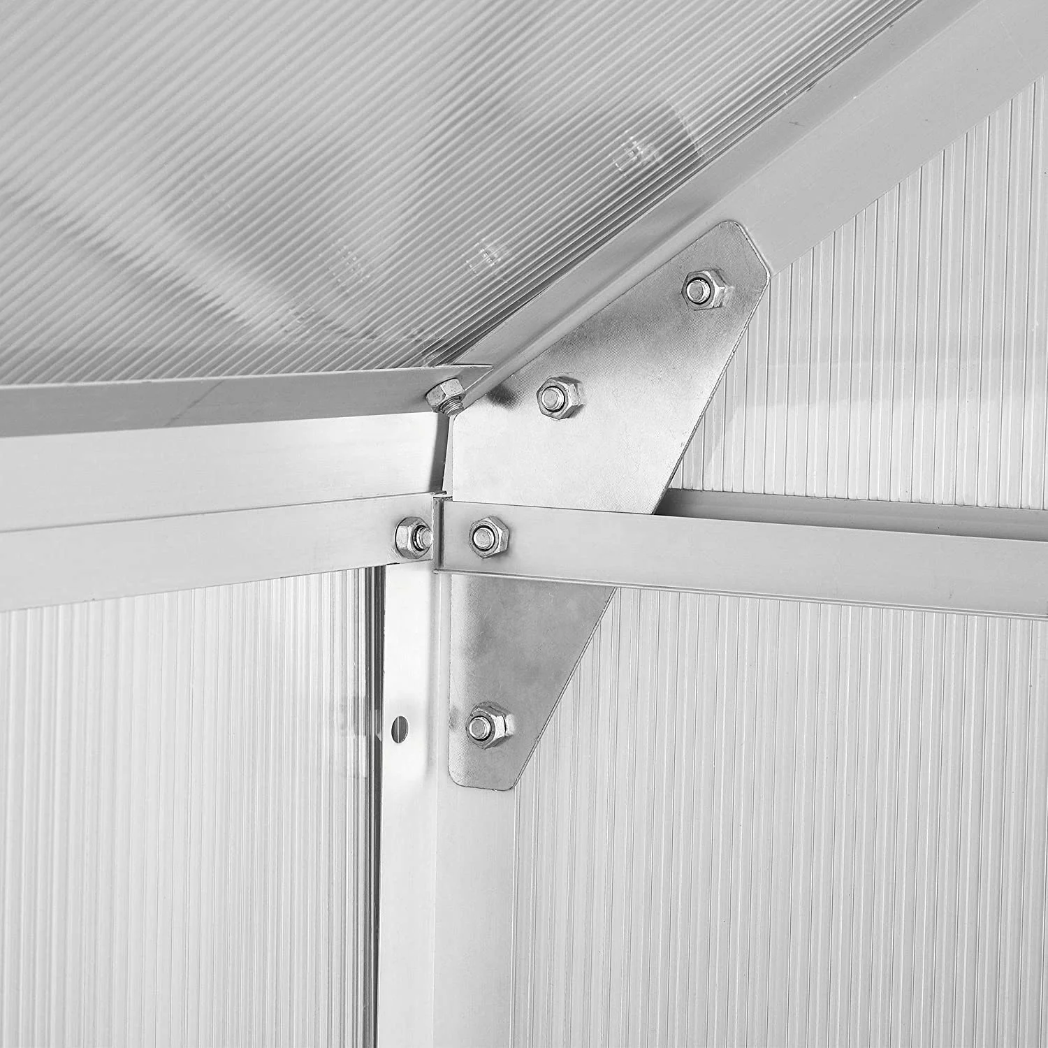 Aluminum Greenhouse Conservatory 4 Room Pc Sheet