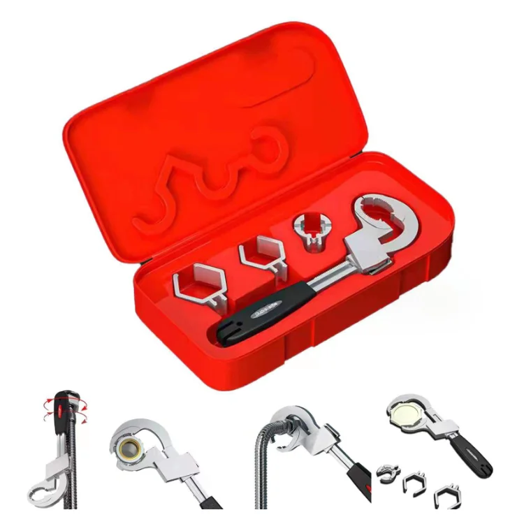 Adjustable Wrench Universal Spanner Multi-function Hand Tools Sink Water Pipe 80mm Bathroom Wrench