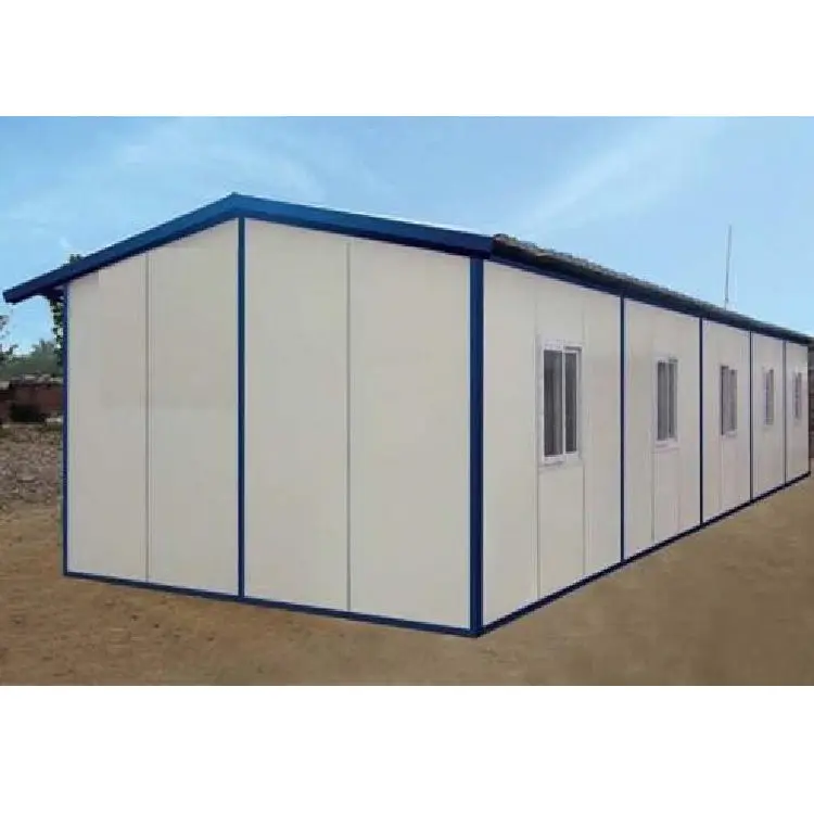 Prefabricated prefab houses China mobile demountable container homes frame 40ft flatpack portable shed slope roof office housing