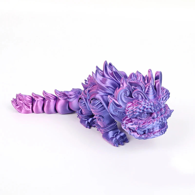New Style Hot Selling Small 3D Printed Lion Dance Artwork Unique Centerpiece Adding Cultural Charm