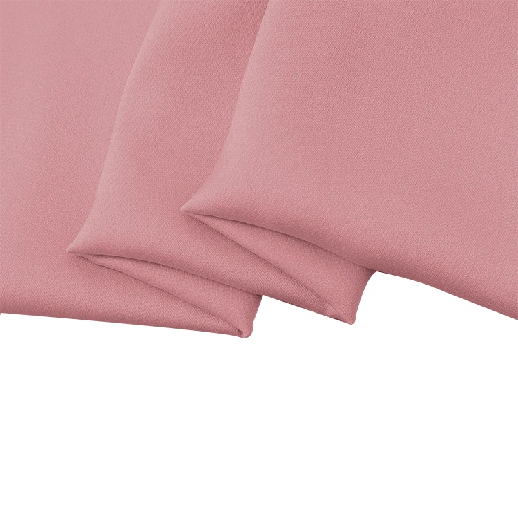 Шелковая эластичная ткань 19 мм шелковая стрейч двойная жоржет шириной 140 см № 20 темно-розового цвета для шелковых рубашек
