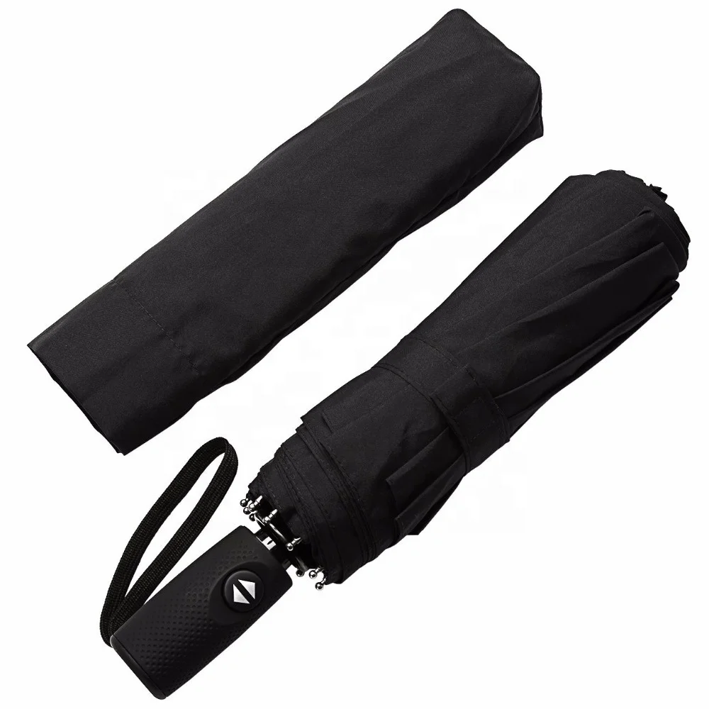 Ok Umbrella Windproof Double Vented Umbrella Wind Resistant Strong Open Close Compact Folding Umbrella