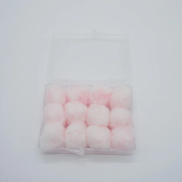 Hearing Protection pink shaped Wax Cotton sleeping earplugs Molded ear tips for custom hearing aids