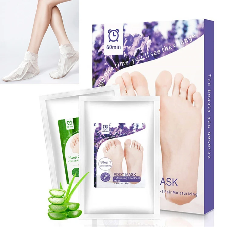 Wholesale Oem Silky Foot Exfoliating Callus Scrub Remove Dead Skin Foot Feel Mask,Foot Peeling