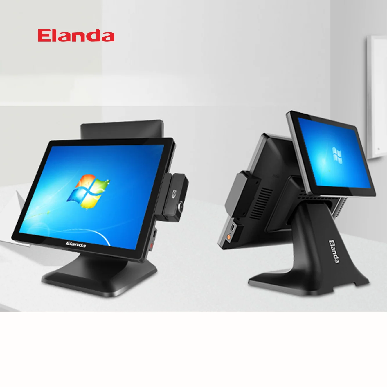 Restaurant Retail J6412 i3 i5 POS Systems 15 inch Touch Screen All in One Windows Cash Register POS Terminal