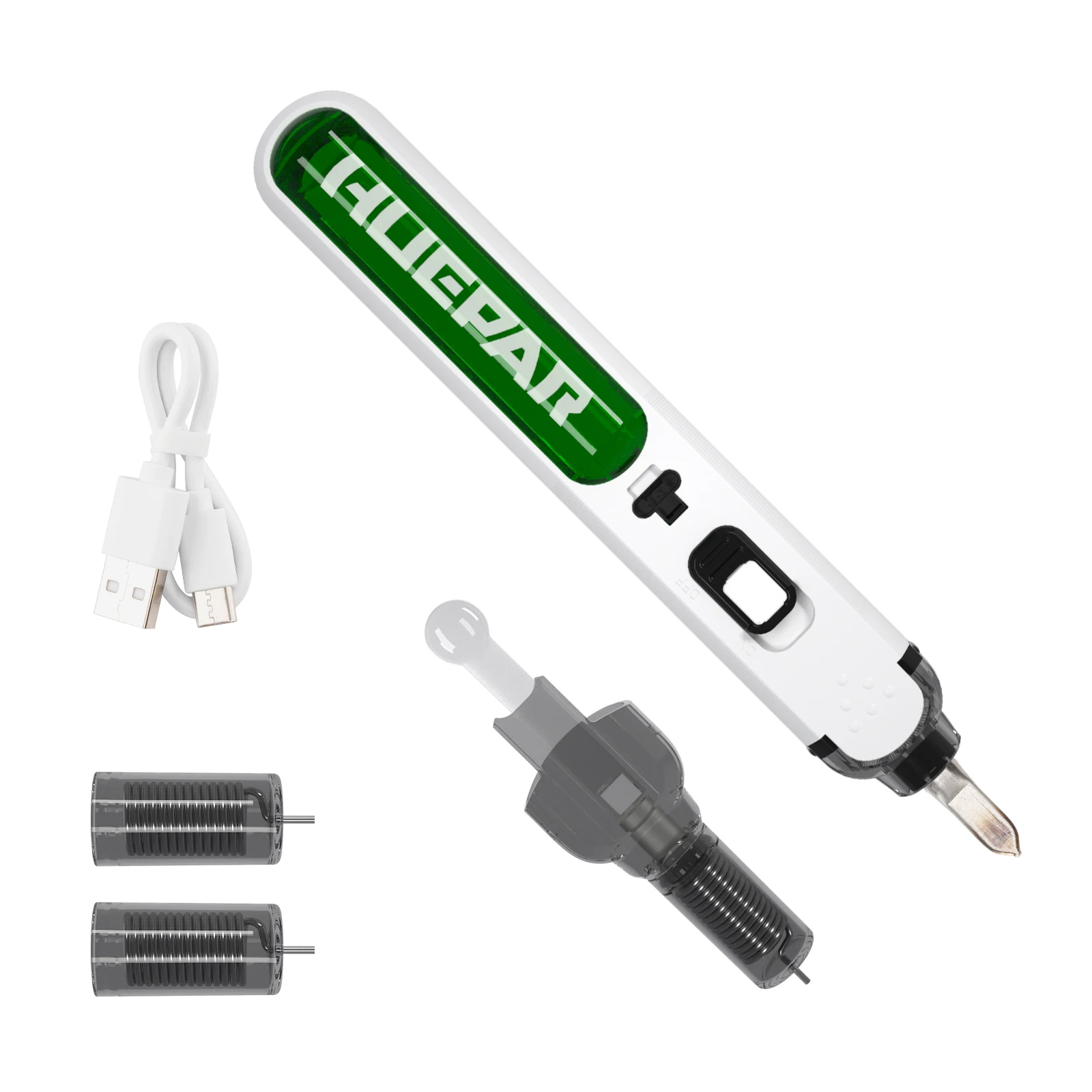 Portable HB-01 Type-C Charge Cordless Soldering Pen  Built with Led Light 3s Super Fast Heat-up time electric welding iron