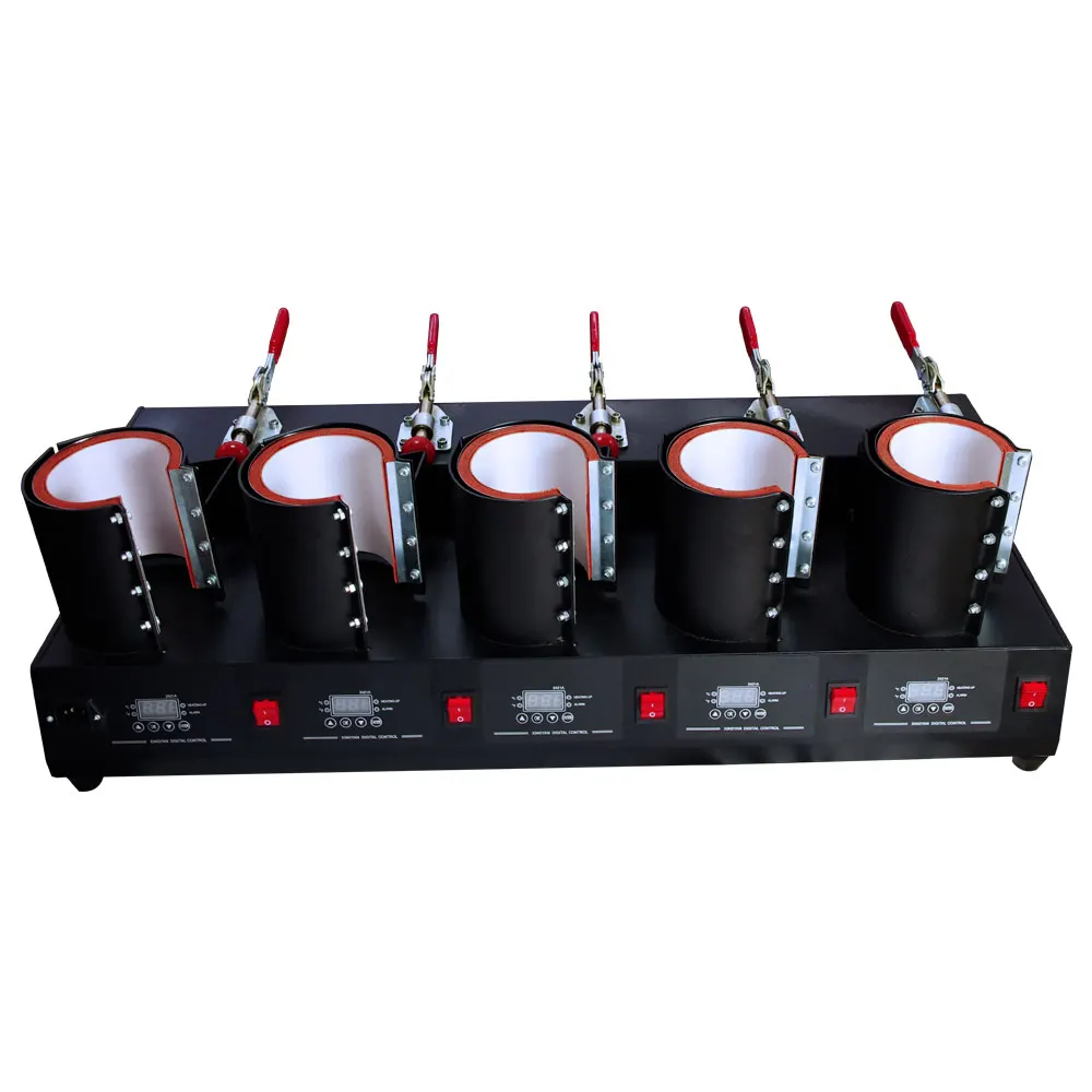 Xingyan Hot sale 5 in 1 Mug Heat Press Machine High Efficiency 11oz Mug Sublimation Printing