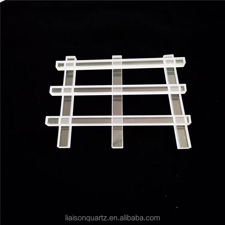 High Purity Fused Silica Half Round Quartz Glass Rod