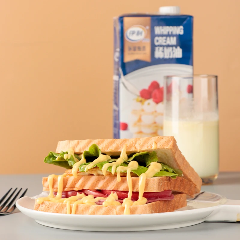 Mckeith Sanlote Sauce HACCP ISO QS 1kg Package Hot Sale Fast Delivery Cheese Flavor Cream Color