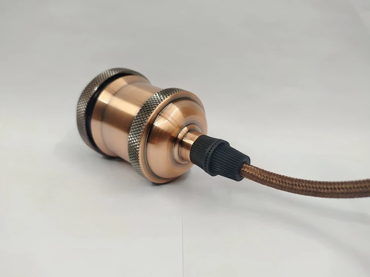 brass lamp led holder E27 lighting accessories quality socket aluminum DIY Edison retro lamp holder Retro lamp