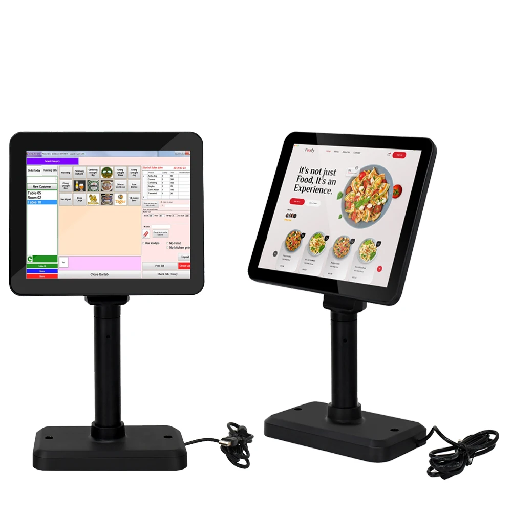 9.7 inch USB Pole LCD POS Customer Display Screen Point of Sale Monitors For Pos terminal system