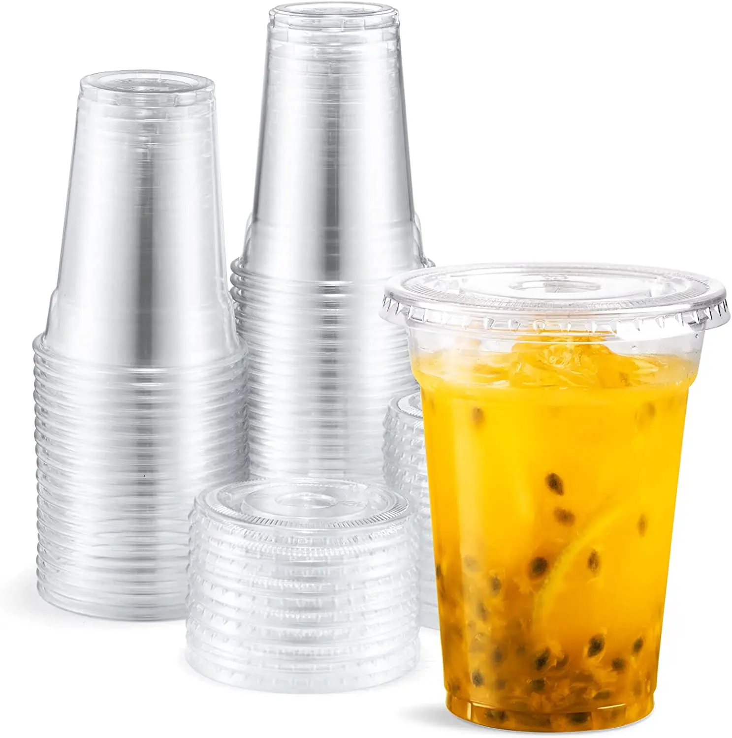 8 9 10 12 16 20 24 32 oz custom printed disposable cups plastic water ice coffee wine beer milkshake glasses