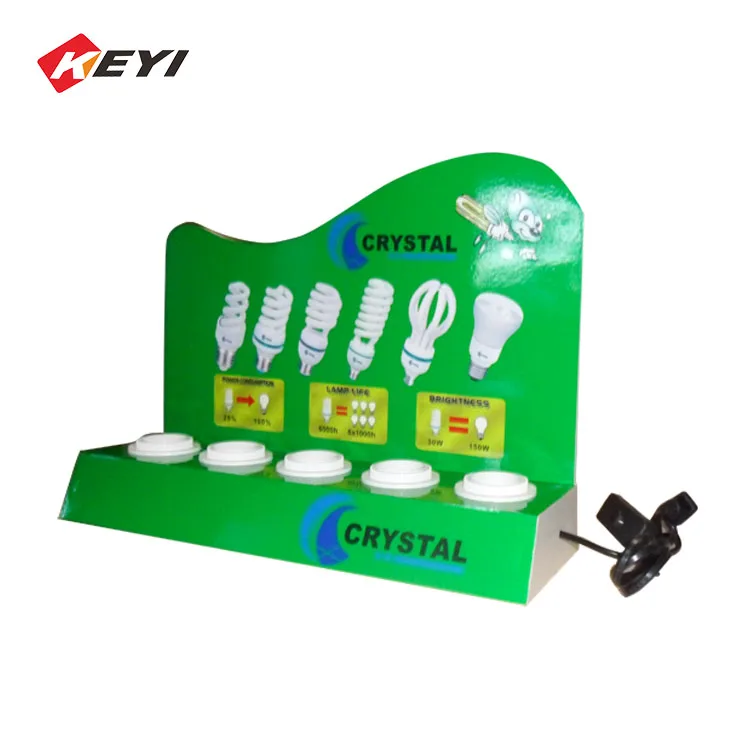 retail led lamp display racks