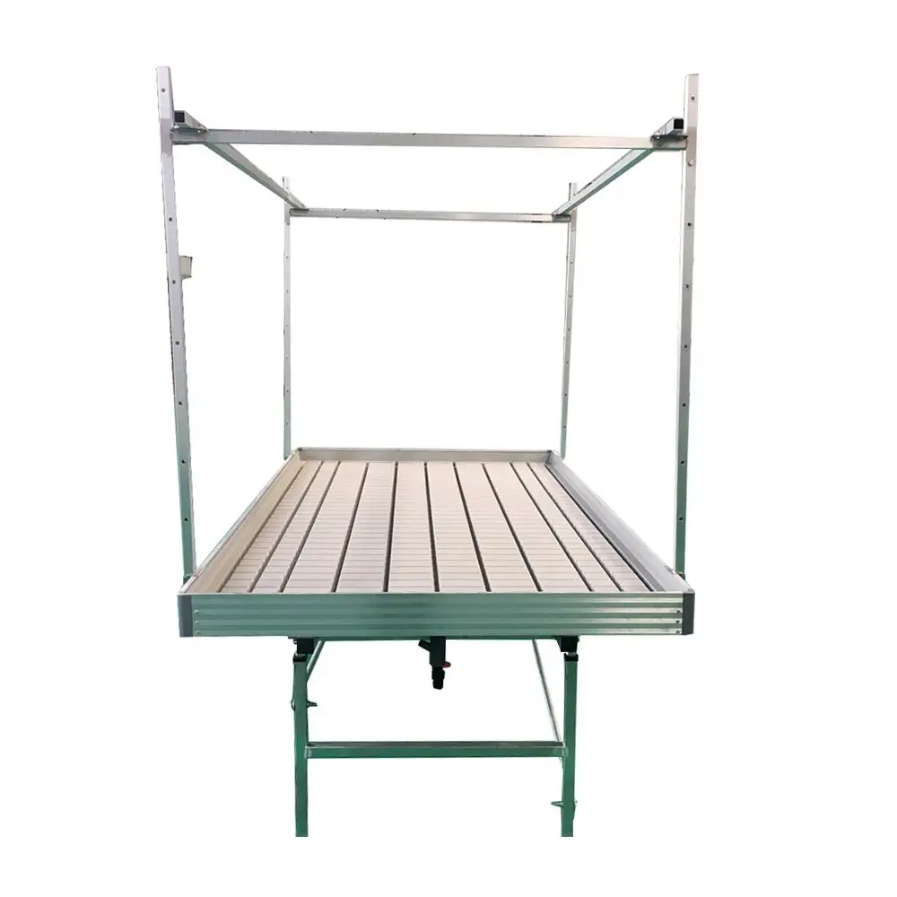 Hydroponic Customize Rolling Grow Tray Bench