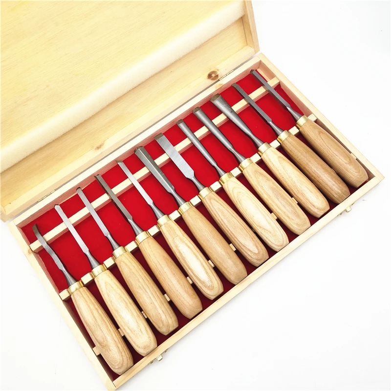 Premium 12pcs Crafting Chisel Tool Set For Wood Carving