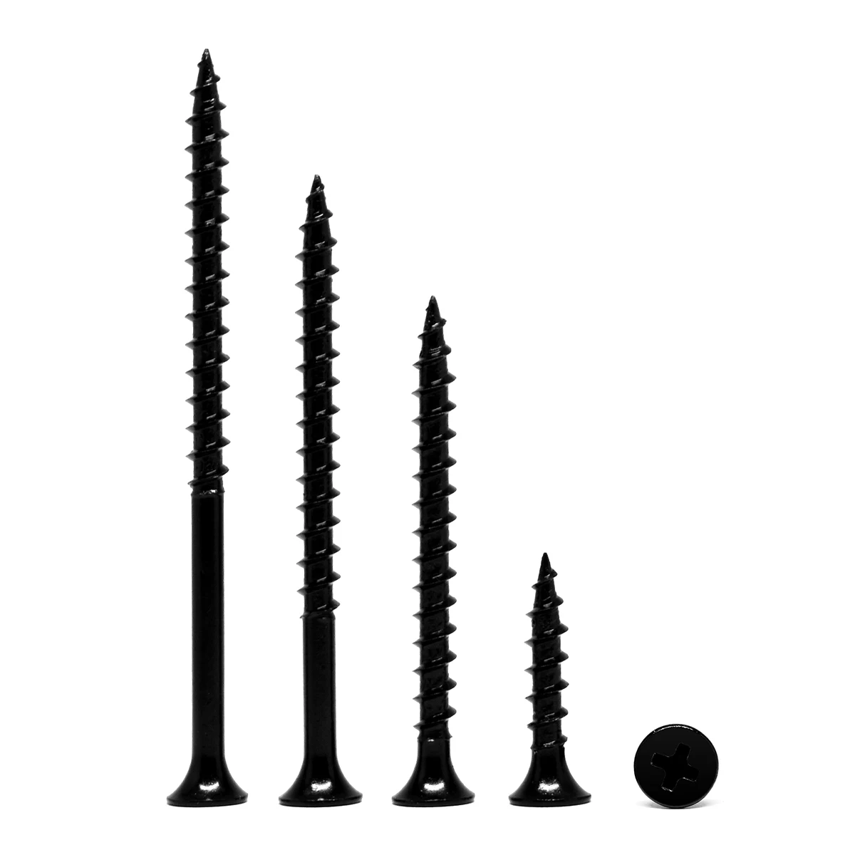 Manufacturer Custom Double Flat Cross Head M1 M2 M3 M6 Galvanized Black Collated Drywall Self-Tapping Screw