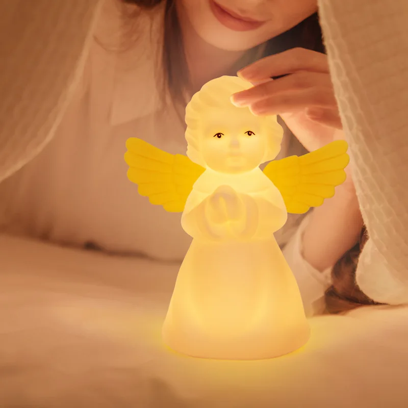 Baby Angel safety night light scooter silicone night lamp