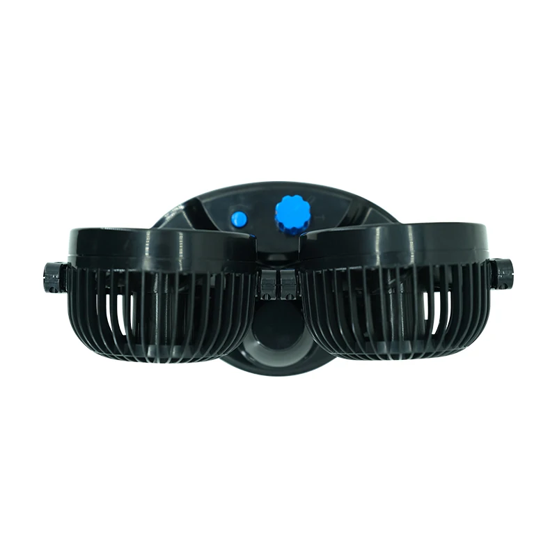 Mitchell car fan 12V 4inch two speed car cooling fan double head oscillating low noise portable fan