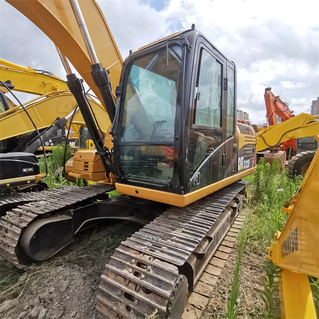Second hand construction equipment Cat 312D Crawler Excavator in good condition for sale in Shanghai in CHINA