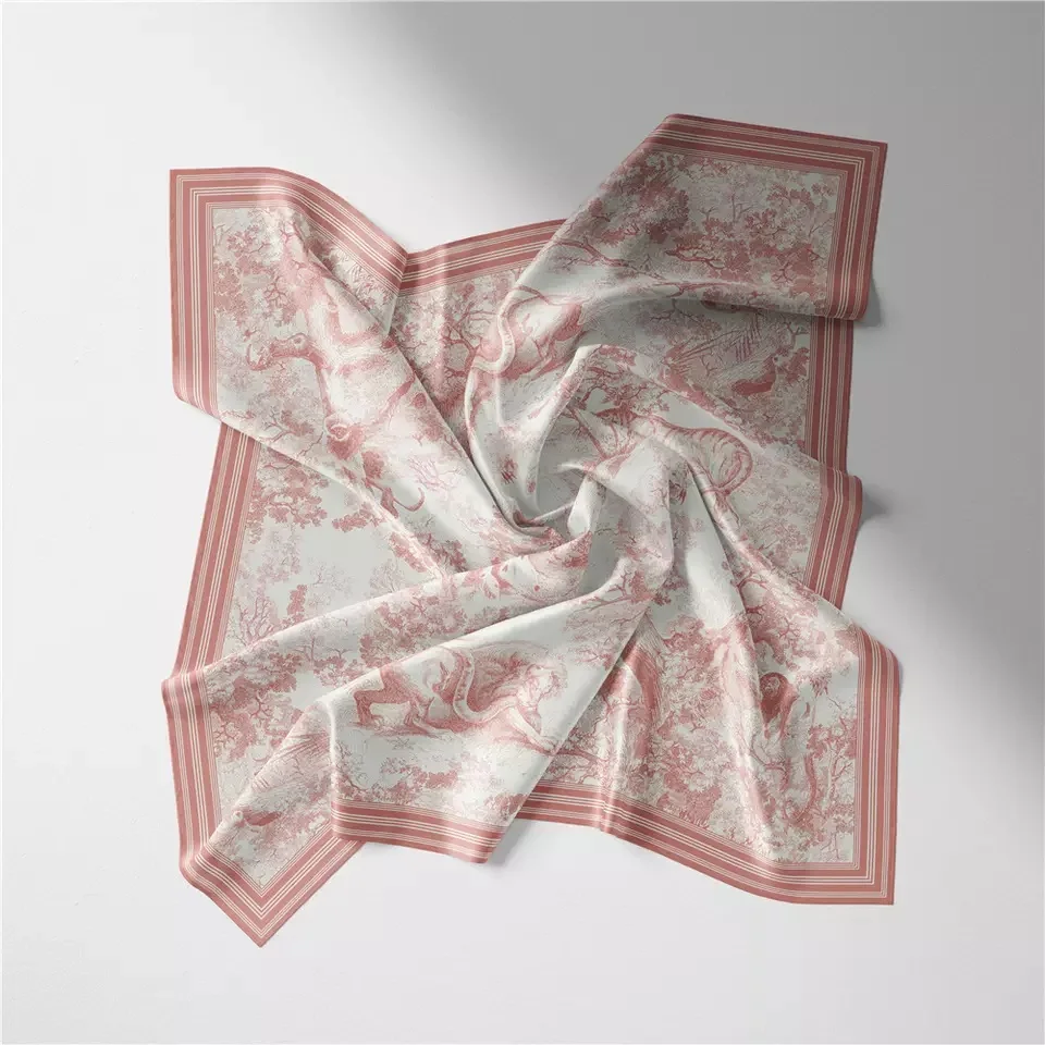Custom Chinese Silk Scarf Make to Order High Quality Silk Scarf Women Silk Scarf