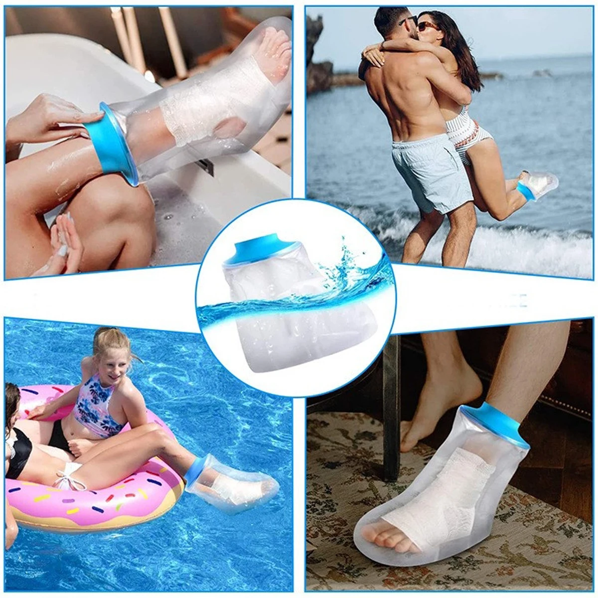 Adult Foot shower bath protective cover burns bath waterproof cover for adult Waterproof Arm Cast Protector 35*31*18CM