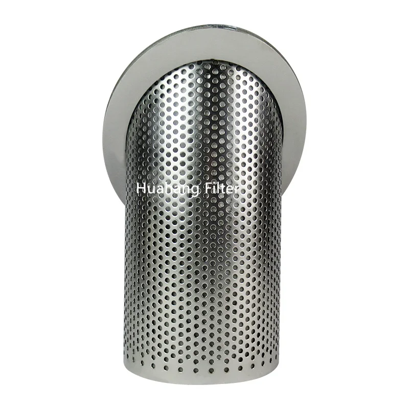 Mental stainless steel basket filter strainer Screen Filter Porous woven ss mesh basket filter element