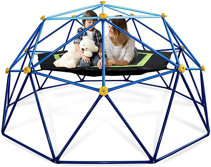 Multi-Size 6-16 FT Outdoor Gym Toy Domes Climber Frame Climbing Dome for Children Play with Swing Tent and Cover Super Fun