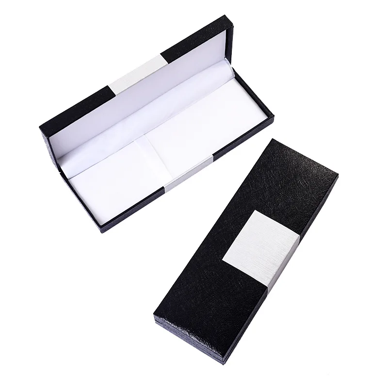 Wholesale Black Cardboard paper gift pen box Hot Sale Luxury Packaging Case With Customized Logo