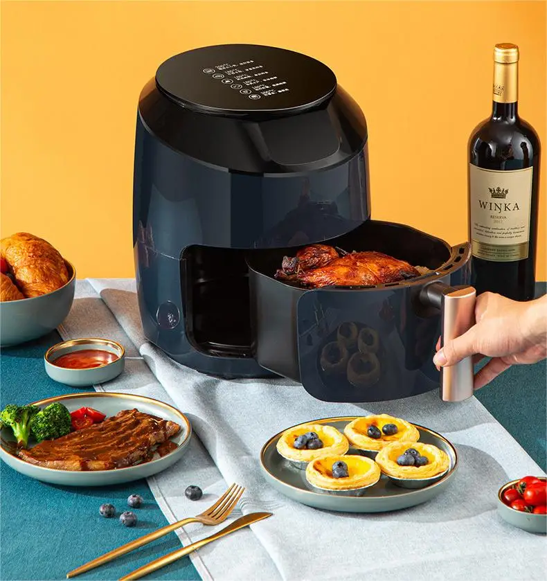 6L Big Capacity No Oil Electric Digital Intelligent Household Air Fryer Without Oil Smart Air Fryer for Home Kitchen Use
