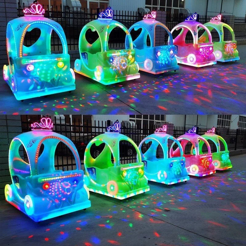 Princess Float Bumper Cars Amusement Funfair Kids Ride Luminous Electric Amusement Car Princess Float for Sale