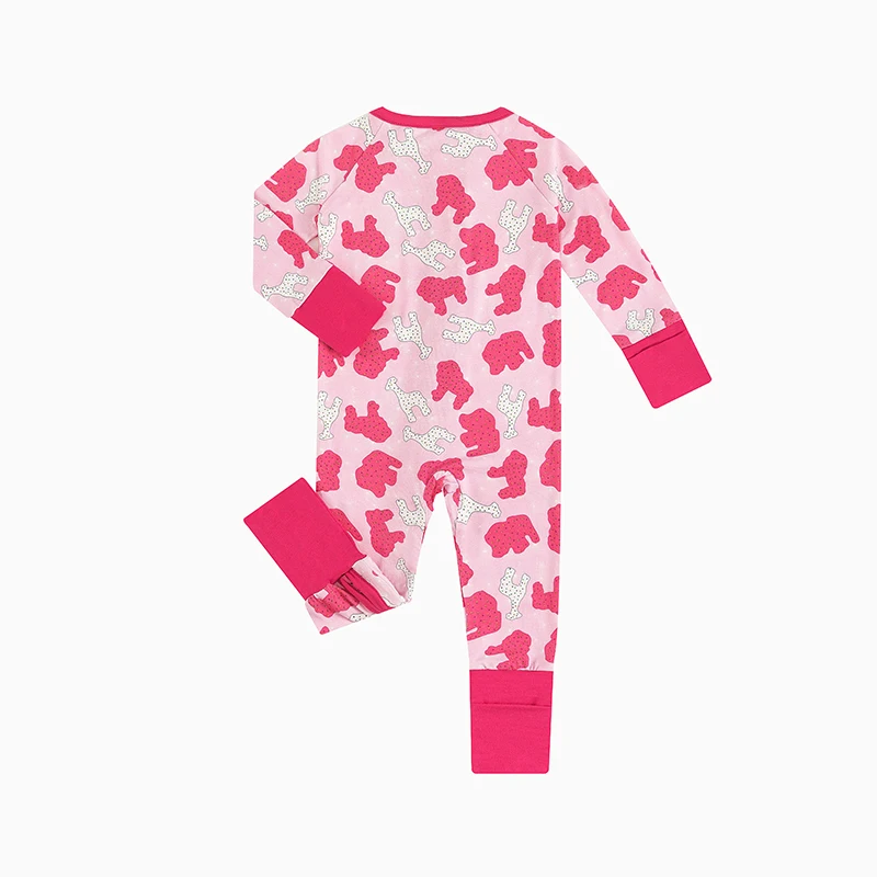 MIOZING Bamboo Baby Romper Organic Cotton Baby Grow Romper With Digital Printing Newborn Baby Onesie