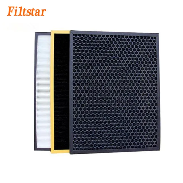 Customize HEPA and Carbon Combined Air Filter HEPA Carbon Combined Filter Composite HEPA Carbon Filter for Air Purifier
