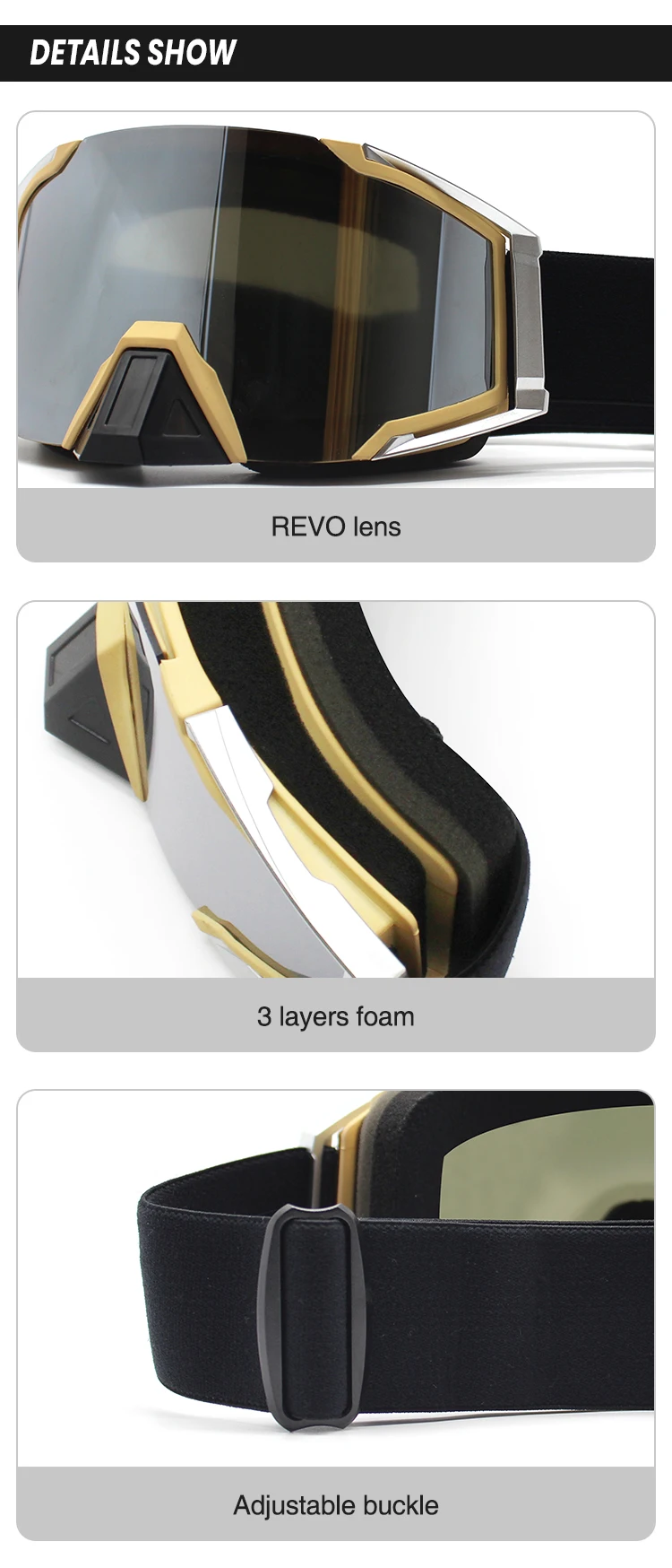 High Quality Motocross Goggles Tear Off Custom Off Road Dirt Bike Goggle Oem Motorcycle Mx Moto Goggle