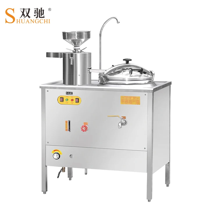 Commercial Gas Pressure Soya Bean Milk grinding Machine electric soybean milk making machine