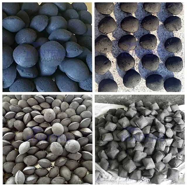 High capacity roller type ball shape coal briquette press machine hardwood coconut husk bamboo bbq charcoal briquette machine