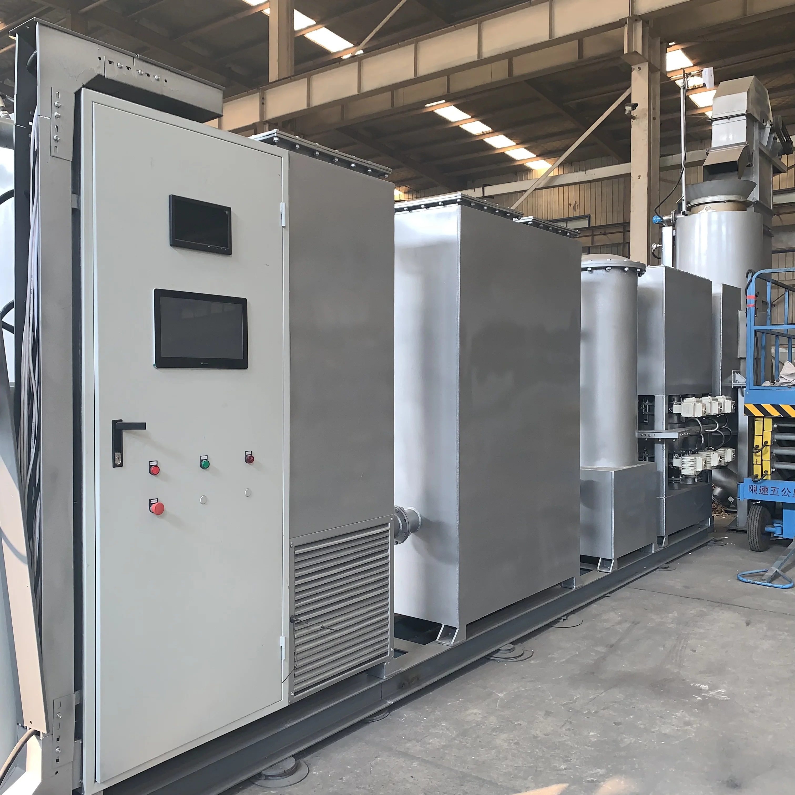 Газификатор биомассы 50 кВт с CHP преобразует биомассу в газификацию чистой энергии для производства