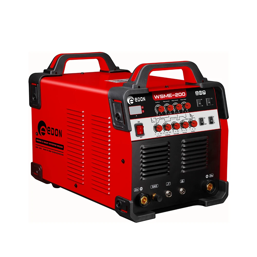 EDON WSME 200 AC DC TIG алюминиевый аргоновый сварочный аппарат PULSE WELDER