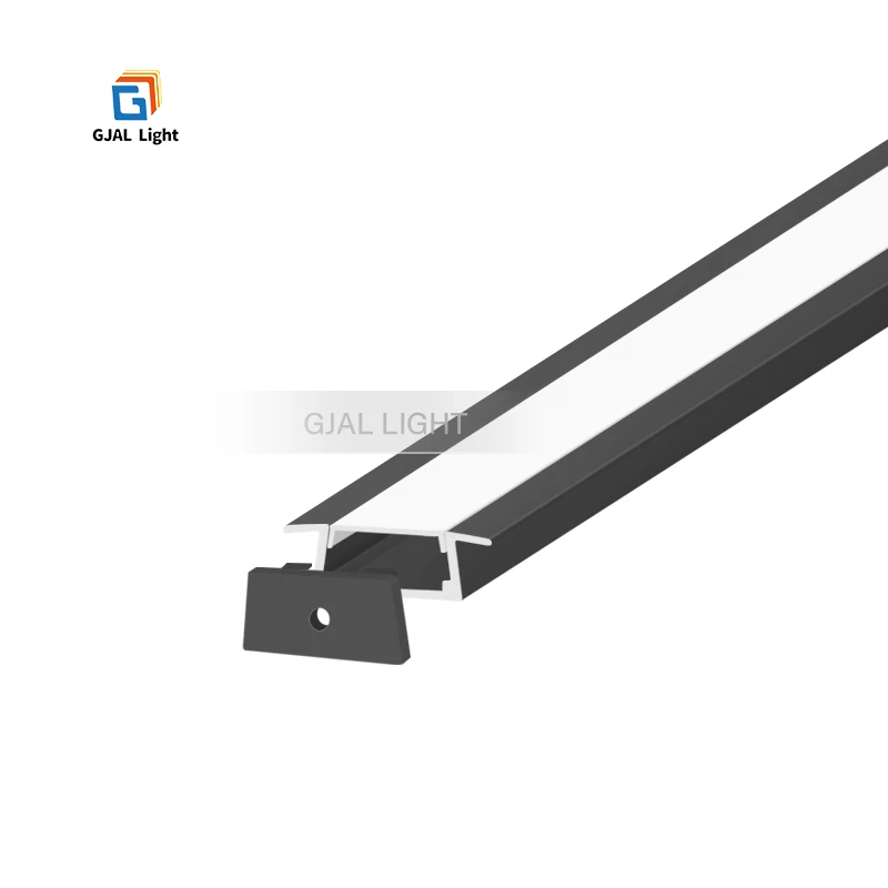 16*07 mm material aluminum profile for LED cheap price customization embedded strip channel lights