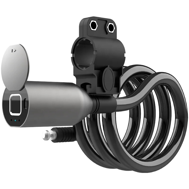 Fingerprint Cable Lock for Bike  Motorcycle  Electric Vehicles Door Fingerprints Flexible Bike Lock USB Charge IP66 Waterproof