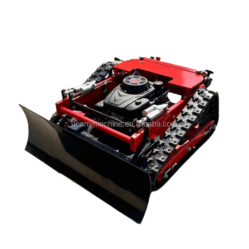 UR550 Mini Remote Control Snow Blade Lawn Mower Two In One Machine Robot Grass cutter Machine with Snow Blade